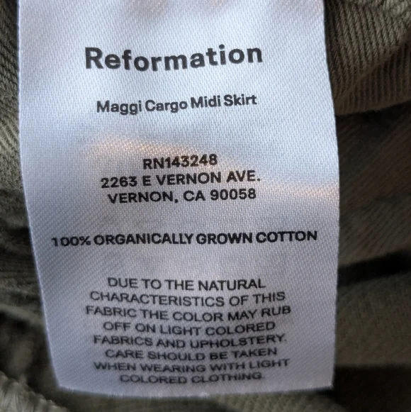 Reformation • Maggi Cargo Skirt - Picture 7 of 8